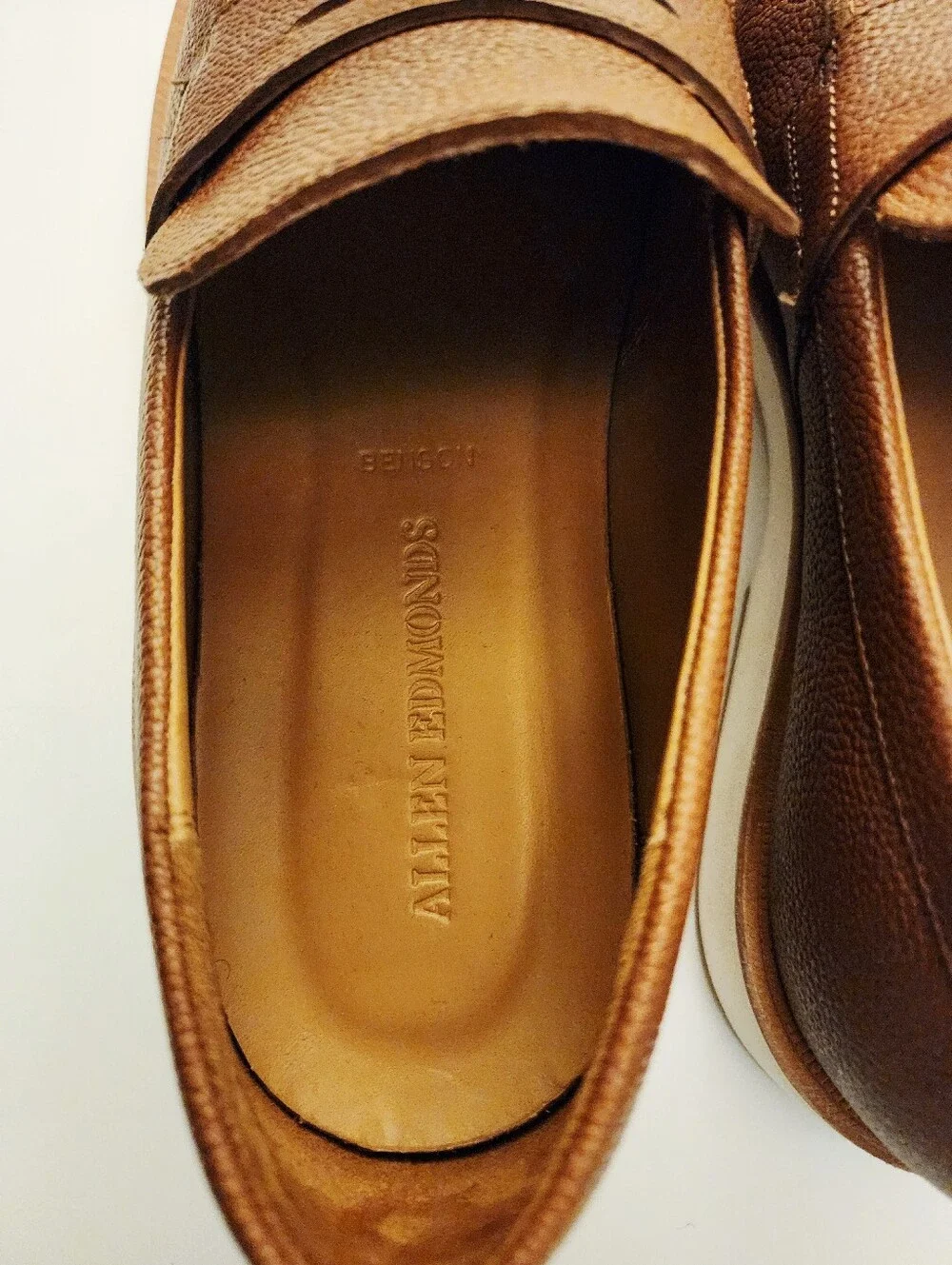 Allen Edmonds premium pebbled